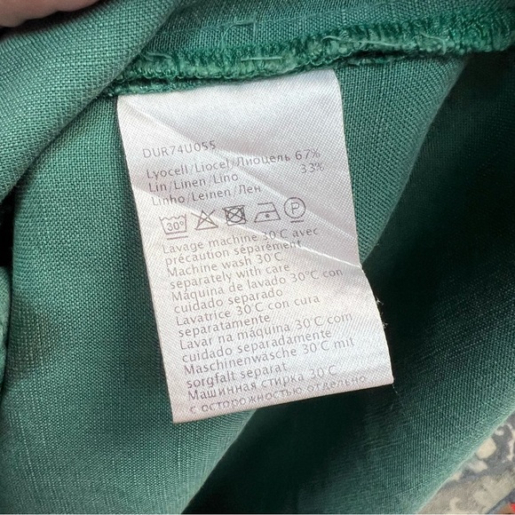 Gerard Darel Green Button-Up Dress SZ 38 - Picture 6 of 6